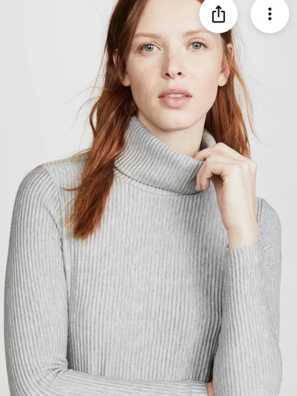Club Monaco Meredy Rib Knit Turtleneck Sweater Top